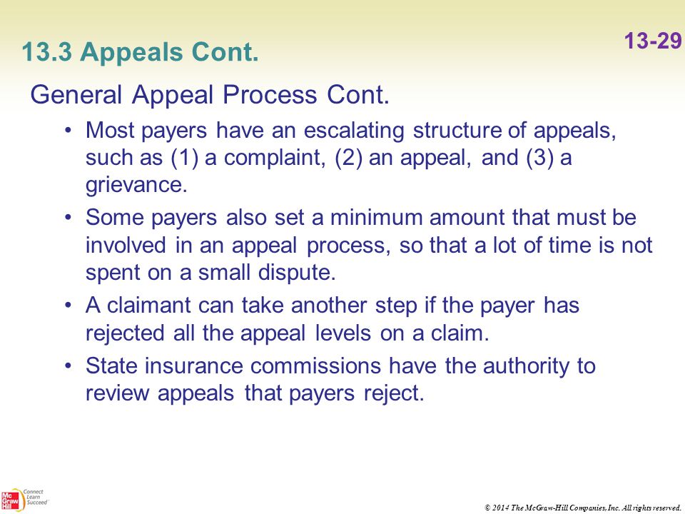 Purpose of the general appeals process essay